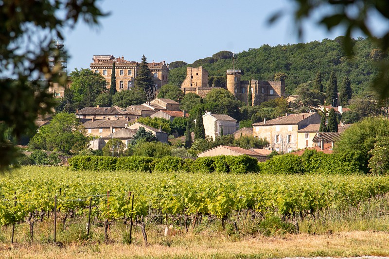 Rochegude vignoble de la vallée du Rhône Drôme